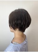 前下がりショート・パーマスタイル【キャラ池袋/大村】*