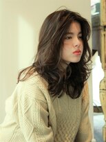 グラス(grass)&nbsp;かわいい セミロング ふんわり ウエーブ モテ髪