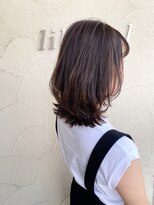 リベラル(liberal) くびれヘアが可愛いウルフボブ hair江嶋/シークレットハイライト