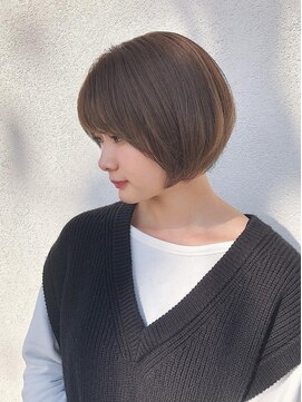 シェル 津山の手店(shel) 可愛すぎるミニボブ20代30代大人可愛い小顔丸みショート