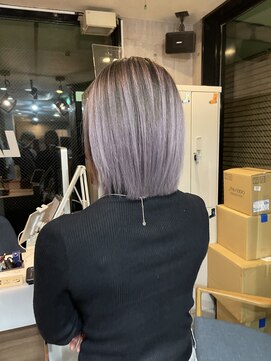 ラフ(LAFF) #黒髪#ボブルフ#ネビージュ#小顔#ワンレン