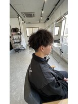 フゥ 宇都宮(FeU) マッシュ×緩めツイストスパイラル　クリームパーマ