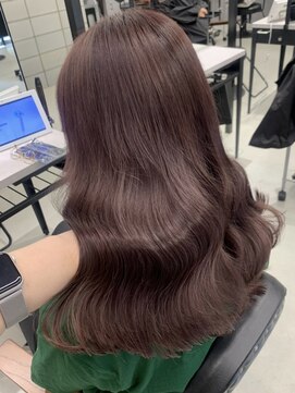 ラックスビー オオサカ  梅田茶屋町店(LUXBE OSAKA) ピンクブラウン/韓国/艶髪/艶カラー