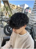 波巻きツイスパ　波巻きパーマ　ツイストスパイラル