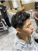 短髪 無造作パーマ