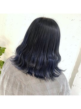 ラミ(L'ami) ブルーブラック/寒色カラー/ブリーチなしダブルカラー