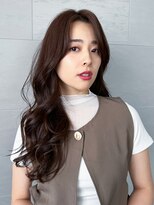 アイティーバイアルバム 下北沢店(IT by ALBUM)&nbsp;ヨシンモリ_グレーベージュレイヤーロング前髪パーマ_29500