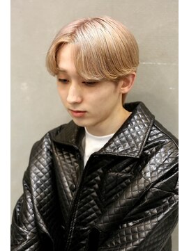 エクファフォーメン(EX-FA FOR MEN) ベリーショート/ダークアッシュ/ニュアンスパーマ/韓国マッシュ