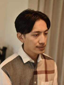 リム メンズヘア(LIM men's hair) 艶感リバースセンターパート【メンズカット/メンズヘア】