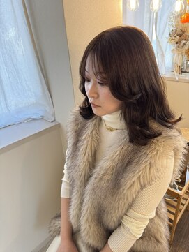 ココルアナ(coco luana) オリーブベージュ/ブリーチなし/髪質改善