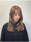 似合わせカット×ブラウンカラー