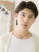 ハンサム クラシック 越谷店(Classic) ダークアッシュ七三分け清潔感メンズカットF越谷