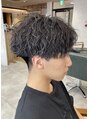 テラス(Terrace)&nbsp;刈り上げマッシュ×波巻きパーマ
