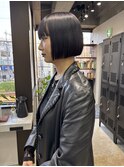 前髪/マチルダボブ/ピンクベージュ/インナーグレージュ[町田駅]