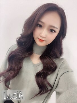 ルシア 京都四条河原町烏丸(LuciA) 【レミー100%/54cm】シールエクステ×カット×カラー× 韓国