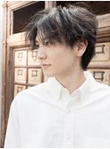 くせ毛風センターパート