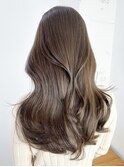 くびれヘア美髪韓国ヘア顔周りレイヤーロング_ba549681