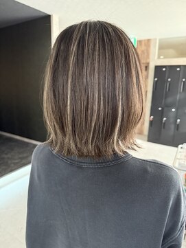 細めコントラストハイライト(白髪率5～30％向け