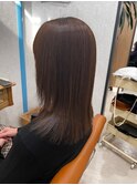 20代30代40代髪質改善カラーショコラブラウン艶感ロング