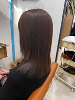 ライナス(Linus) 20代30代40代髪質改善カラーショコラブラウン艶感ロング