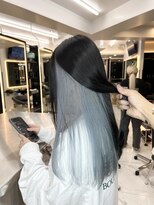 ラピス 渋谷本店(Lapis) インナーカラー/シールエクステ/髪質改善/ホワイトブルーカラー