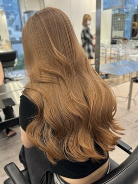 サンクマーケット 渋谷(cinq MARKET) 渋谷ミルクティーベージュハイトーンカラーヘーゼルベージュ30代