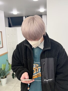 ゲーム メンズサロン 吉祥寺(GAME men'salon) ホワイトグレージュ/デジタルパーマ/チェリーブラウン/吉祥寺