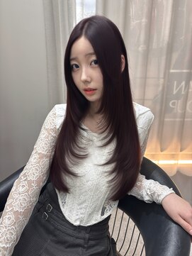 ボタン テンジン(VOTAN tenjin) 【杉本大地】韓国ヘア/レイヤーカット/ラベンダーグレージュ