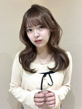 サイン 渋谷(SIGN) 韓国ヘアーハッシュカットレイヤーカットグレージュブリーチ無し