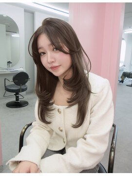 ボタン シブヤ(VOTAN SHIBUYA) 【MISAKI】ハッシュカット/ブリーチなし/ショコラグレージュ