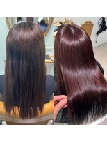 ゴカンムード(Gokan mood) 髪質改善縮毛矯正ハイライトダブルカラーショートカット30代40代