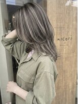 ニコリヘアワークス(nicori hair works)&nbsp;セミロング×レイヤー1