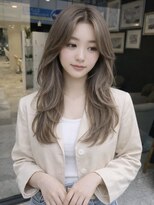 アース 豊橋店(HAIR&MAKE EARTH)&nbsp;透明感ミルクティーベージュ