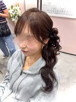 リアン(lien)&nbsp;サイドポニーお団子
