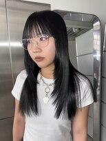 イル 天神大名店(ill)&nbsp;落とせる黒/レイヤーカット