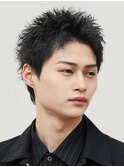 原宿メンズパーマルーズショートアクティブショートツイスパ緩め