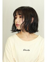 ヘアー クラフトワーク(HAIR CRAFT WORK) 外ハネボブの透明感抜群！アイスグレーカール☆