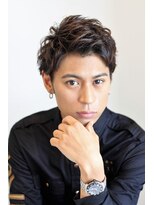 ノイセル(Noisyle)&nbsp;アップバングワイルドツーブロックセミウエット無造作ショート