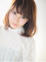 ブルー(BLUE)&nbsp;*CUORE水戸*…ダブルバングが大人可愛い♪前下がりワンカールb