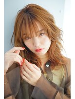 ヴァンクシー バイ ルナ(VANKCY by Luna) 低温デジタルパーマ 簡単 伸ばしかけ ベージュ シースルーバング