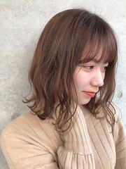 ナチュラルコーラルベージュ○/髪質改善/トリートメント/前髪