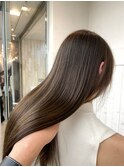 大人かわいいエギョモリ ミルクティーブラウン ひし形シルエット
