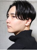 センターパート×メンズ×マッシュ×韓国風×ビジネスマン