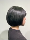 【117hairgarage】耳かけシンプルボブ_イヤリン