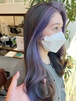 フェイスフレーミング/ラベンダー/前髪インナーカラー/705
