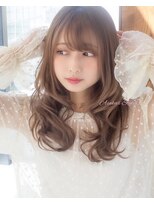 AFLOAT明日香の ゆるふわウェーブ オリーブベージュ