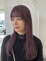 エアー 青山(AIR)&nbsp;バイオレットピンク/ロングレイヤー/10代.20代