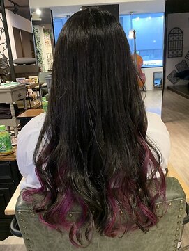 インデペンデンス(independence) インナーカラー×パープル