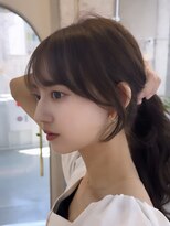 シーシンジュク 新宿南口(Sea shinjuku)&nbsp;韓国風前髪×レイヤーカット【髪質改善/新宿/レイヤーカット】