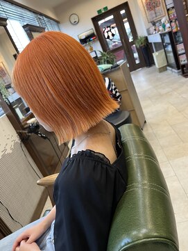キールヘアーベイス(kir hair base) ハイトーン切りっぱなしボブ